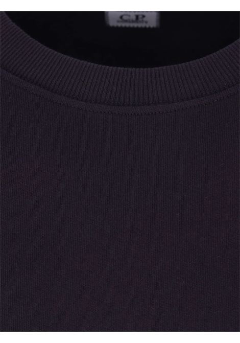 diagonal raised fleece sweatshirt man blue C.P. COMPANY | RCCMSS713A-005086W888